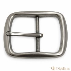 画像5: バックルのみ 金具 40mm幅 シルバー アンティークシルバー たる型 亜鉛合金製 金属製 バックル交換 バックルなしベルト用 レザークラフト (5)