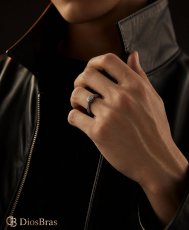 画像2: スネーク　蛇　ヘビ  ステンレス  リング  ステンレス  リング  シルバー 金属アレルギー対応 光沢 リング アクセサリー メンズ レディース (2)