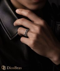画像4: スカル スカルボーン 骨 ステンレス  リング  ステンレス  リング  シルバー 金属アレルギー対応 光沢 リング アクセサリー メンズ レディース (4)