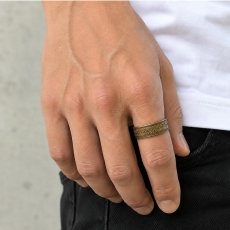 画像3: ホンジュラス 5センタボ コインリング 本物 硬貨 ヴィンテージ アンティーク ハンドメイド 指輪 メンズ レディース (3)