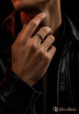 画像4: スネーク　蛇　ヘビ  ステンレス  リング  ステンレス  リング  シルバー 金属アレルギー対応 光沢 リング アクセサリー メンズ レディース (4)