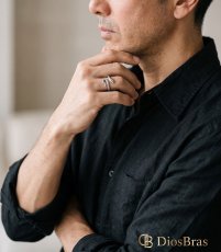 画像2: ステンレス スネーク 蛇 リング チェーン リング シルバー 金属アレルギー対応 光沢 ゴールド 金 リング アクセサリー メンズ レディースフリーサイズ（#23〜#13程度） (2)
