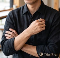 画像2: ステンレス チェーン 軽量 喜平 マリーナ マリンチェーン マリナ リング チェーン リング シルバー 金属アレルギー対応 光沢 ゴールド 金 リング アクセサリー メンズ レディースフリーサイズ（#25〜#15程度） (2)
