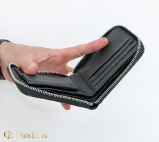 画像6: 財布 ラウンドファスナー スティングレイ メンズ レディース 本革 スティングレー スター エイ革 梅花皮 かいらぎ イバラエイ ウォレット ガルーシャ ラウンド ジッパー スタースティングレー レザーウォレット  バイカー ショート 二つ折り財布 牛革 ハンドメイド (6)
