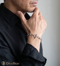 画像5: ステンレス Uリンク　馬蹄 アンカー チェーン ブレスレット シンプル マリーナ　マリン　ロロマリーナ  ゴールド シルバーメンズ レディース 女性 腕輪 金属アレルギー対応 (5)