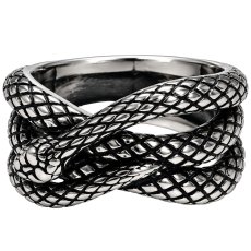 画像5: スネーク 蛇 ヘビ  ステンレス  リング  ステンレス  リング  シルバー 金属アレルギー対応 光沢 リング アクセサリー メンズ レディース (5)
