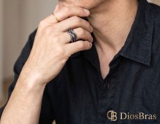画像4: スネーク 蛇 ヘビ  ステンレス  リング  ステンレス  リング  シルバー 金属アレルギー対応 光沢 リング アクセサリー メンズ レディース (4)