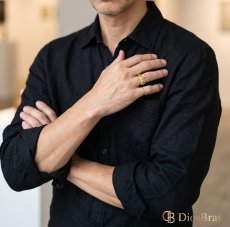 画像2: クロス キリスト クリスチャン ステンレス リング 燻し 十字架 シルバー 金属アレルギー対応 アクセサリー メンズ レディース (2)