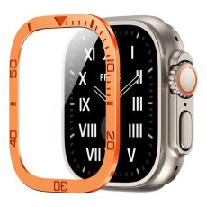 画像6: アップルウォッチ フロントカバー 前面保護 apple watch  49mm ULTRA ウルトラ 全面保護　ケース　カバー　ラグスポ 高級  おしゃれ バタフライバックル ブラック／オレンジ／チタニウム メンズ  スポーツ　ステンレス ウルトラ ULTRA/1/2/3/4 (6)