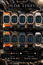画像5: アップルウォッチ バンド  ベルト apple watch 49mm 44mm/45mm/46ｍｍ ULTRA ウルトラ バンド ベルト ラバーバンド 高級  RUBBER おしゃれ バタフライバックル ブラックチタニウム メンズ  スポーツ　シリコン   6 /7/8/9/10/11/12/ULTRA/1/2/3/4/SE (5)