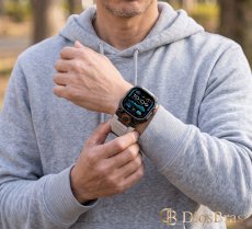 画像6: アップルウォッチ バンド  ベルト apple watch 49mm 44mm/45mm/46ｍｍ ULTRA ウルトラ バンド ベルト ラバーバンド 高級  RUBBER おしゃれ バタフライバックル ブラックチタニウム メンズ  スポーツ　シリコン   6 /7/8/9/10/11/12/ULTRA/1/2/3/4/SE (6)
