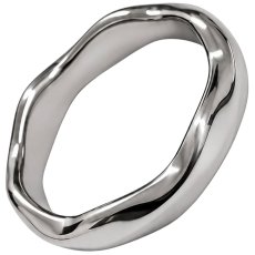 画像7: ステンレス リング エッジ ウエーブ ツイスト ねじり リング シルバー 金属アレルギー対応 光沢 リング アクセサリー メンズ レディース プレーン (7)