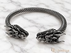 画像8: バングル ステンレス ドラゴン スネーク コブラ 蛇 ウルフ 狼 龍 竜 ツイスト ねじり ロープ 316L サージカルステンレス プレーン ステンレスブレスレット ステンレスバングル シルバーブレスレット ゴールド シルバー   メンズ レディース SILVER925 ステンレススティール (8)