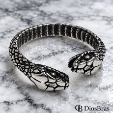 画像4: ステンレス スネーク 蛇 リング シルバー 金属アレルギー対応 光沢 アクセサリー メンズ レディース (4)