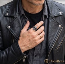 画像2: ステンレス イーグル フェザー 羽根 ネイティブ リング シルバー 金属アレルギー対応 光沢 アクセサリー メンズ レディース (2)