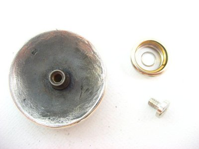 画像1: ホピデザインオリジナルロゴインディアン コンチョ 【L】　アラベスク コンチョシルバー９２５コンチョ　財布　ウォレット　メンズ　カスタムパーツ（ネジ式）【diosbras-ディオブラス-】【メール便送料無料！！】【品番B】