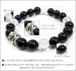画像2: 【diosbras-ディオブラス-】【全国送料無料】オニキス×水晶×ブレスレット　数珠　アラベスク唐草トライバル×スカル　シルバー９２５　１０ｍｍ玉【パワーストーン】【お数珠】【念珠】【天然石ブレス】【【風水グッズ 】【開運アイテム】【お守り】 (2)