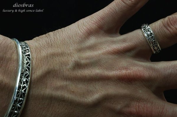 画像4: 【diosbras-ディオブラス-】アラベスク リング　ペアリング シルバー９２５ (4)