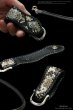 画像2: 【diosbras-ディオブラス-】本革ダイヤモンドパイソン革蛇革ベルトループ＆ウォレットコードセット/ロープ　【PY】　 (2)