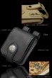 画像2: 【diosbras-ディオブラス】メディスンバッグ　本革サドルレザー　　メディスンバック　バイカーズ　/牛革 ウェストバック シルバー９２５コンチョ/サイドバック【SA】 (2)