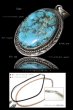 画像2: 【diosbras-ディオブラス】【送料無料】ターコイズ ペンダント ネックレス ナバホ　チョーカー　レザー (2)