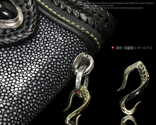 画像4: 【diosbras-ディオブラス-】ハンドメイド制作 ビーズストラップ 馬蹄 携帯ストラップ ジョイントパーツ カスタムビーズ フック 取り外し可能 特別限定商品【財布とセットで6800円】【メール便送料無料】 (4)