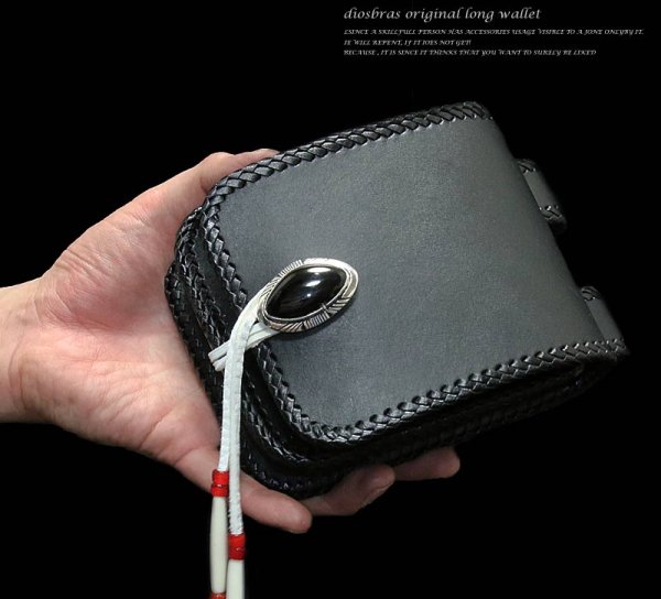 画像4: 【diosbras-ディオブラス】メディスンバッグ 本革サドルレザー  メディスンバック バイカーズ /牛革 ウェストバック シルバー925コンチョ/サイドバック【SA】 (4)