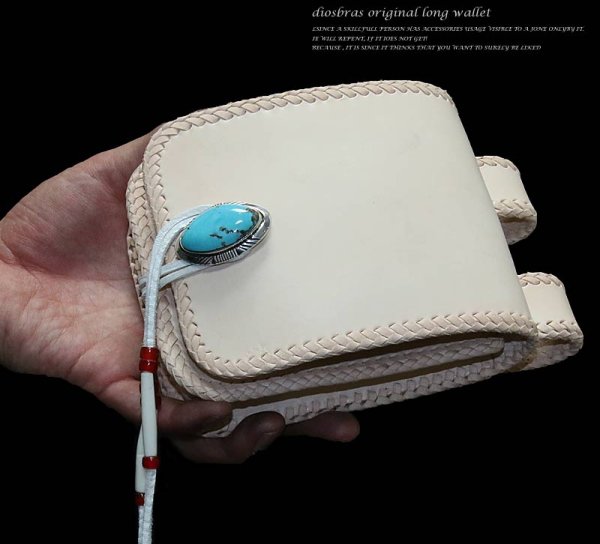 画像4: 【diosbras-ディオブラス】メディスンバッグ 本革サドルレザー  メディスンバック バイカーズ /牛革 ウェストバック シルバー925コンチョ/サイドバック【SA】 (4)