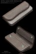 画像5: 【diosbras-ディオブラス-】本革サドルレザーバイカーズウォレット　 財布　レザーウォレット　ロングウォレット　ウォレット　バイカー　ヌメ革　長財布　/牛革財布シルバー９２５コンチョ/長財布 ダブルホールドコンチョ【SA】【ブラウン・茶】 (5)