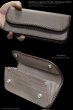 画像2: 【diosbras-ディオブラス-】本革サドルレザーバイカーズウォレット　 財布　レザーウォレット　ロングウォレット　ウォレット　バイカー　ヌメ革　長財布　/牛革財布シルバー９２５コンチョ/長財布 ダブルホールドコンチョ【SA】【ブラウン・茶】 (2)