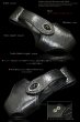 画像3: 【diosbras-ディオブラス】バイカーズ ウォレットホルダー 本革 ブラック　黒蛇　ダイヤモンドパイソン　蛇革　ヘビ　シンプルホルダー【ロングウォレット用】 (3)