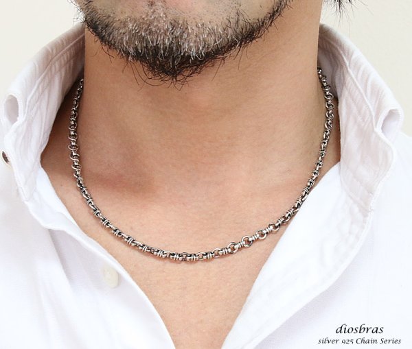 画像3: ネックレス/チェーン/ネックレスチェーン/メンズ/レディース/シルバーネックレス/シルバー925 デザイン クラウンネックレスチェーン/シルバー925 【送料無料】 (3)