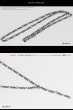 画像2: 【シルバーチェーン】シルバーフィガロチェーン 幅3mm 45cm 50cm　60cm ネックレス チェーン シルバー925 SILVER Necklace chain 銀 鎖 首飾り フィガロ【メール便OK】【ギフトOK】 シルバー925チェーン シルバーネックレスチェーン (2)