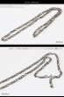 画像2: 【シルバーチェーン】シルバーフィガロチェーン 幅3.7mm 45cm　50cm　60cm ネックレス チェーン シルバー925 SILVER Necklace chain 銀 鎖 首飾り フィガロ【メール便無料】【ギフトOK】 シルバー925チェーン シルバーネックレスチェーン　≪独自燻仕上げ≫ (2)