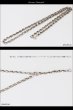 画像2: 【シルバーチェーン】シルバー マリーナ　ロロマリーナチェーン　マリンチェーン 幅3.8mm 45cm ネックレス チェーン シルバー925 SILVER Necklace chain 銀 鎖 首飾り【ギフト】 シルバー925チェーン シルバーネックレスチェーン　長アズキ　小豆≪オキシダイ燻仕上げ≫ (2)