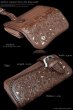 画像2: レザーウォレット 長財布 バイカーズウォレット 本革 革財布 カービング ウォレット  ロングウォレット レザー メンズ 牛革 蛇革 パイソン サドルレザー 誕生日プレゼント バイカー ライダースウォレット 男性 ヘビ 皮財布 天然皮革 ハンドメイド お財布【CPA】 (2)