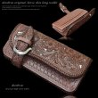 画像1: レザーウォレット 長財布 バイカーズウォレット 本革 革財布 カービング ウォレット  ロングウォレット レザー メンズ 牛革 蛇革 パイソン サドルレザー 誕生日プレゼント バイカー ライダースウォレット 男性 ヘビ 皮財布 天然皮革 ハンドメイド お財布【CPA】 (1)