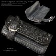 画像1: レザーウォレット 長財布 バイカーズウォレット 本革 革財布 カービング ウォレット  ロングウォレット レザー メンズ 牛革 蛇革 パイソン サドルレザー 誕生日プレゼント バイカー ライダースウォレット 男性 ヘビ 皮財布 天然皮革 ハンドメイド お財布【CPA】 (1)