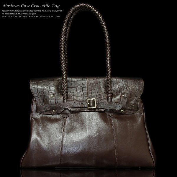 画像6: ボストンバック　ショルダーバック　ビジネスバック　ケリーバック　クロコダイル　牛型押し　ベリー　牛革　被せボストン　タウンバック　張 通勤 通学 おしゃれ ギフトやプレゼントなどに最適！　ユニセックス　メンズ　レディース (6)