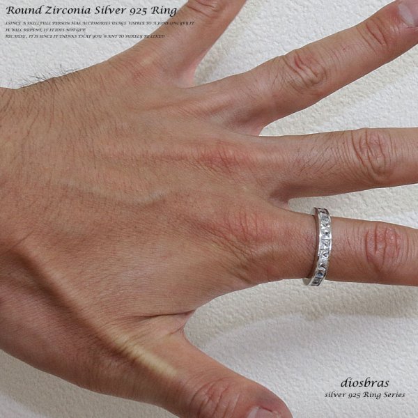 画像4: 【シルバーリング】【リング】【シルバーアクセサリー】ブラックジルコニア  ホワイトジルコニア　 シルバーアクセサリー メンズ シルバーリング 指輪 シルバー925 メンズアクセサリー 大きいサイズ 送料無料 (4)