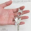 画像6: キーホルダー キーフック　キーチェーン 　ダブルクリップ　シルバー９２５　silver 925　真鍮　ＢＲＡＳＳ　ブラス　釣り針フック ウォレット　財布　バイカー　ライダース　ウォレットチェーン 白真鍮　ホワイトブラス　シャープ【diosbras-ディオブラス-】 (6)