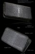 画像6: 【diosbras-ディオブラス-】メンズ長財布 レザーウォレット 本革 カットスティングレイ カットエイ革 シンプルウォレット スリム メンズ長財布 レザーウォレット 革財布 皮財布 ロングウォレット 本物 天然皮革 ハンドメイド ウォレット お財布 紳士財布 婦人財布 プレゼント サイフ 牛革 ガルーシャ (6)