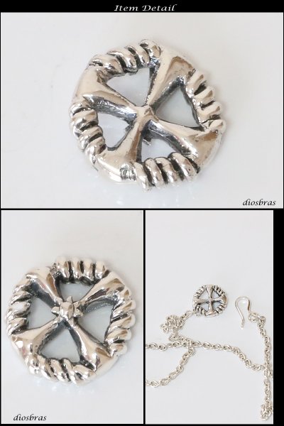 画像2: シルバー925素材【イーグル メディスンホイール】フェザーネックレス製作 ハンドメイドネックレス/インディアンジュエリー・ネイティブ/シルバー925ペンダント/フェザー イーグル ゴールドサン パーツ (2)