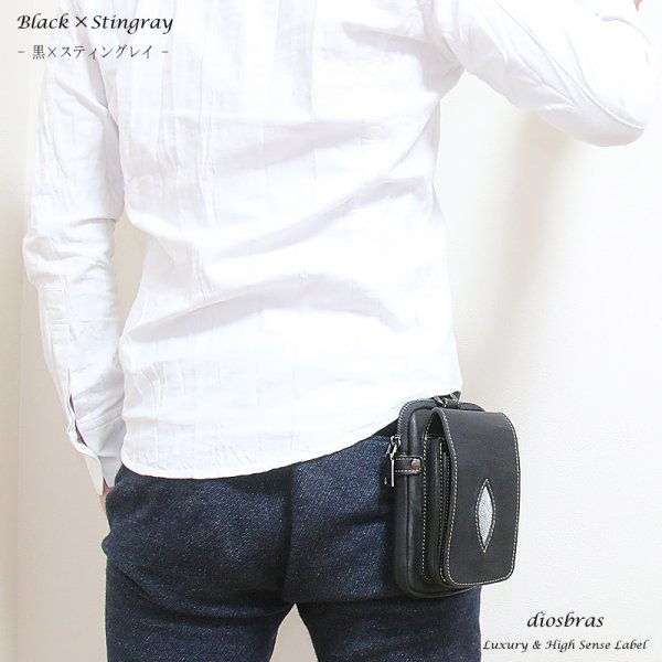 画像5: ウエストポーチ ウエストバッグ ヒップバッグ 本革 ベルトポーチ メンズ アイコスケース付き IQOS ヒップバック ハンドメイド レザー|ウォレットホルダー 牛革 誕生日 ウェストポーチ バッグ ベルト通しウエストバッグ ウエストポーチ ポーチ 彼氏のプレゼントにおススメ (5)