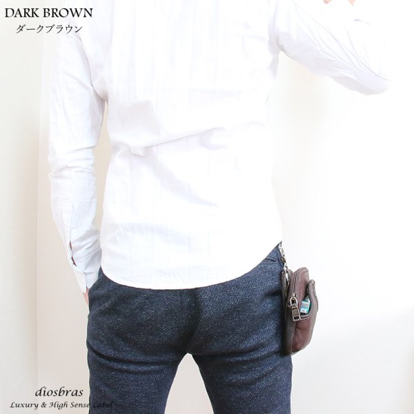 画像4: アイコスケース 本革 レザー iQOSケース マグネット開閉式 アイコス ケース ヒートスティック 予備ホルダー収納可 ギフト プレゼント|レザーケース 電子タバコ カバー ホルダー 革 アイコスカバー たばこケース ラウンドファスナー 使い易いジッパ―タイプ (4)