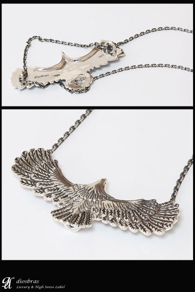 画像4: ネイティブイーグルペンダント トップのみ シルバーネックレス トップ メンズ ラッピング無料 シルバーペンダント オリジナル ブランド (4)