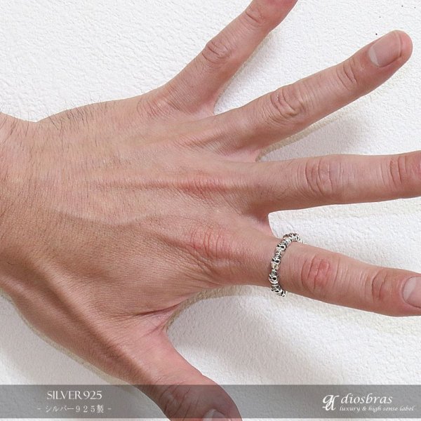 画像3: 【シルバーリング】【スカルリング】【シルバーアクセサリー】スカル ボーンハンド ドクロ スカルリング シルバーアクセサリー メンズ シルバーリング 指輪 シルバー925 メンズアクセサリー 大きいサイズ 送料無料 (3)