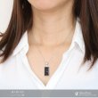 画像3: 【オニキス ペンダント トップ】存在感のあるブリリアントカット　オニキス　ペンダント　スクエア　四角　ゴシック　シルバー925/　シンプル　ネックレス ネックレス メンズ レディース ≪大≫ (3)