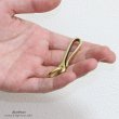 画像3: キーホルダー キーフック　キーチェーン シルバー　silver　ゴールド　真鍮　ＢＲＡＳＳ　ブラス　釣り針フック ウォレット　財布　バイカー　ライダース　ウォレットチェーン【diosbras-ディオブラス-】【メール便送料無料】 (3)