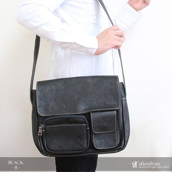 画像3: 革 トートバッグ ビジネスバッグ レザー 牛革 トートバッグ メンズ ショルダーバック 本革 ブリーフケース バッグ 本革 鞄 男性 ギフト 旅行 通勤 小銭入れ A4ファイル A4サイズ 軽量 軽い 大容量 レディース　最高級カーフスキン プレゼントに大人気ＰＵレザーにはない質感 (3)